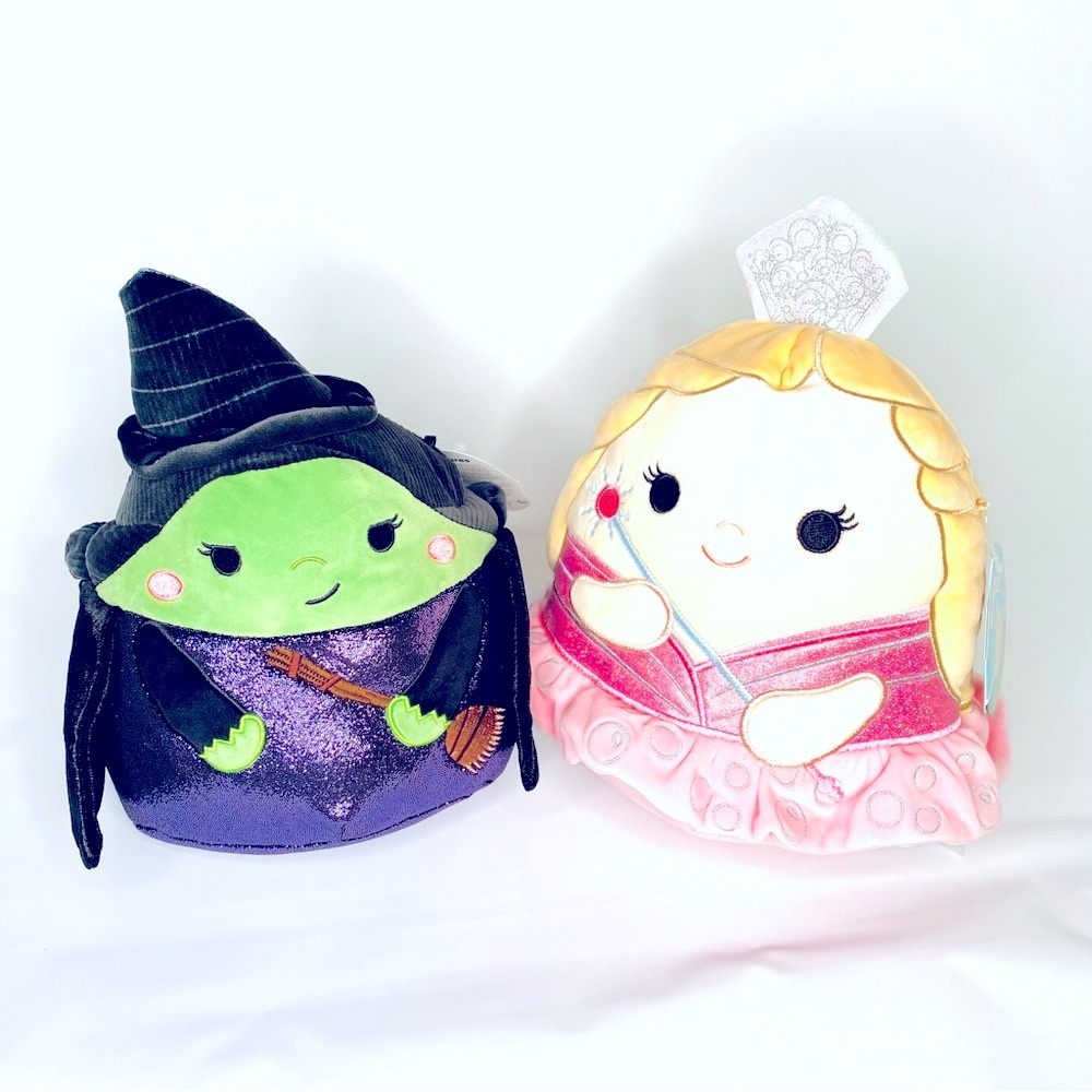 Wicked x Squishmallows Glinda Elphaba Witch Set NWT